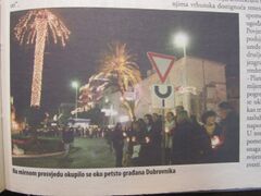 Prosvjed na Pilama, Dubrovački vjesnik, 29.12.2007.
